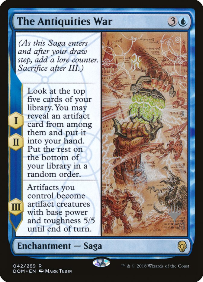 The Antiquities War (Promo Pack) [Dominaria Promos] | Exor Games Truro