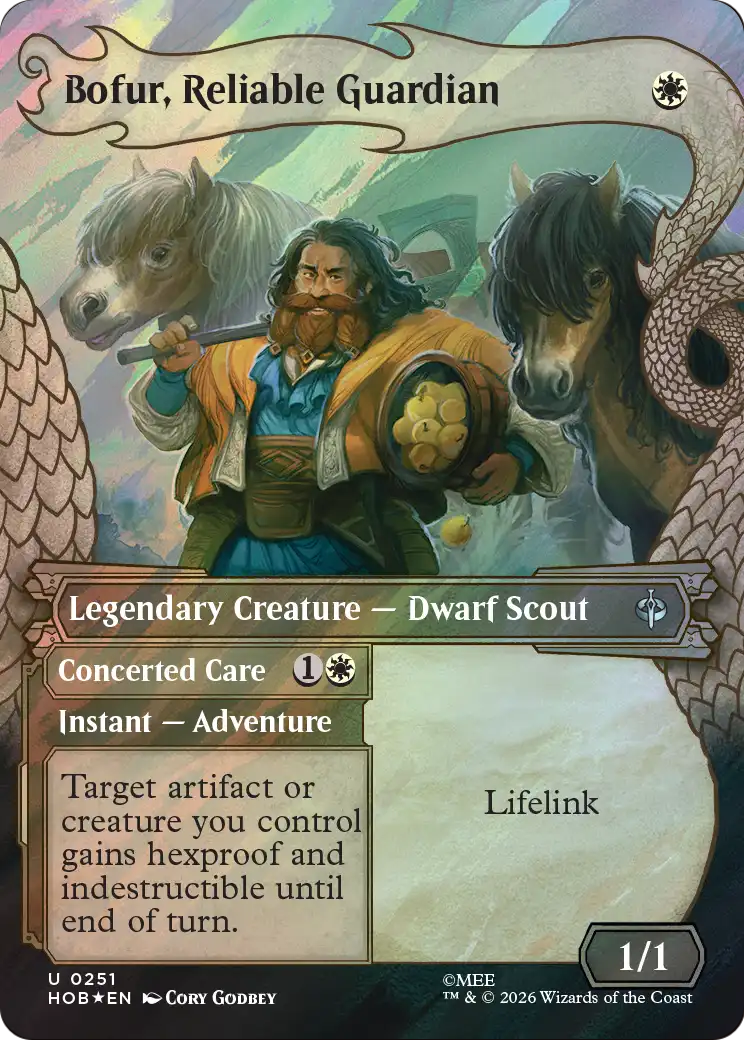 Bofur, Reliable Guardian (Showcase) (Surge Foil) [The Hobbit] | Exor Games Truro