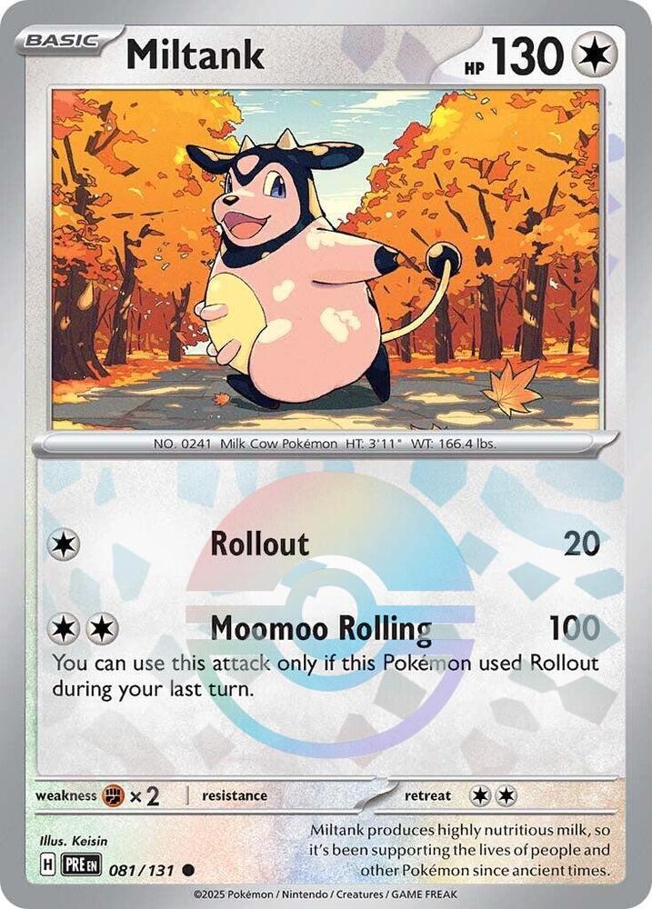 Miltank (081/131) (Poke Ball Pattern) [Scarlet & Violet: Prismatic Evolutions] | Exor Games Truro