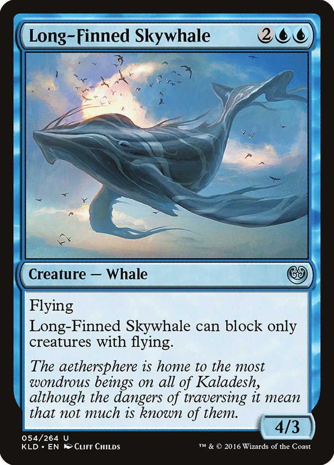 Long-Finned Skywhale [Kaladesh] | Exor Games Truro