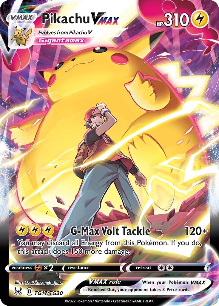 Pikachu VMAX (TG17/TG30) [Sword & Shield: Lost Origin] | Exor Games Truro