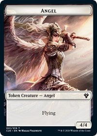 Angel // Elemental (010) Double-Sided Token [Commander 2020 Tokens] | Exor Games Truro