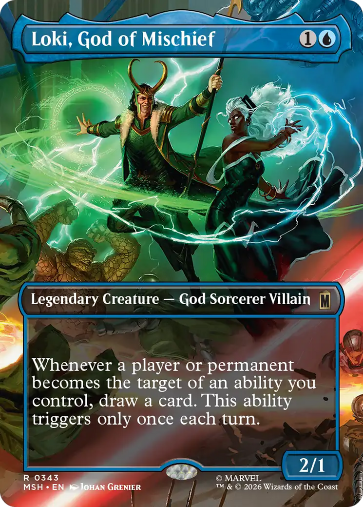 Loki, God of Mischief (Borderless) [Marvel Super Heroes] | Exor Games Truro