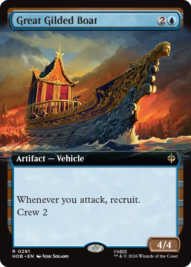 Great Gilded Boat (Extended Art) [The Hobbit] | Exor Games Truro