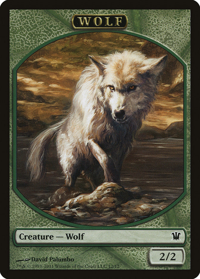 Wolf Token (12/12) [Innistrad Tokens] | Exor Games Truro