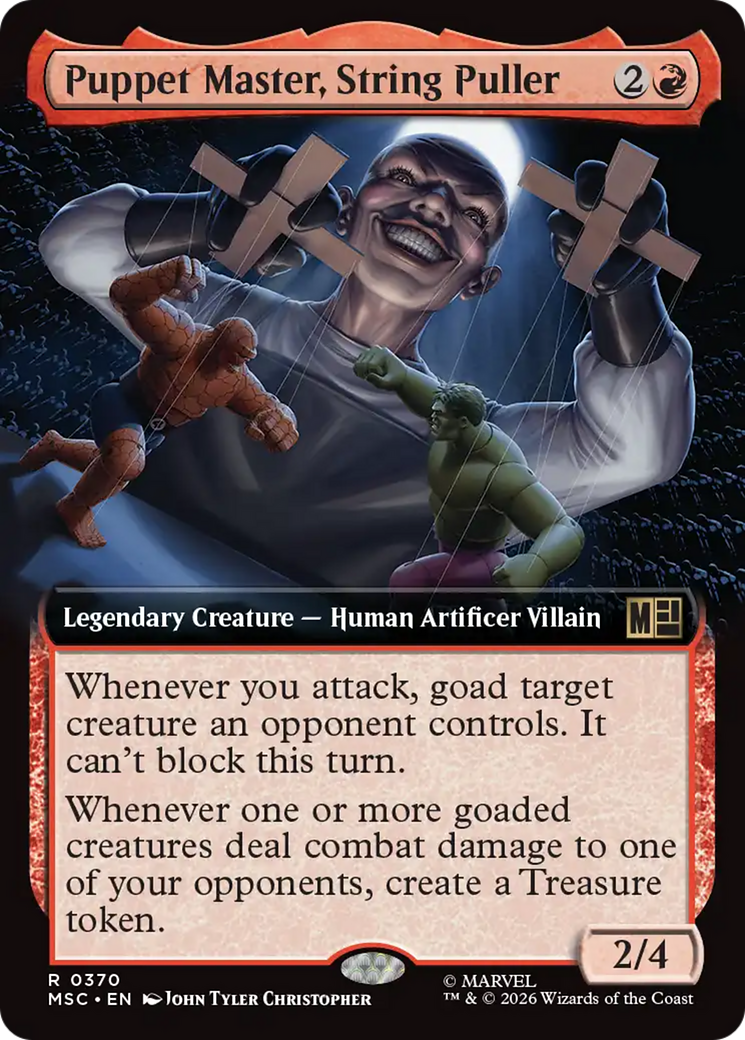 Puppet Master, String Puller (Extended Art) [Marvel Super Heroes Commander] | Exor Games Truro