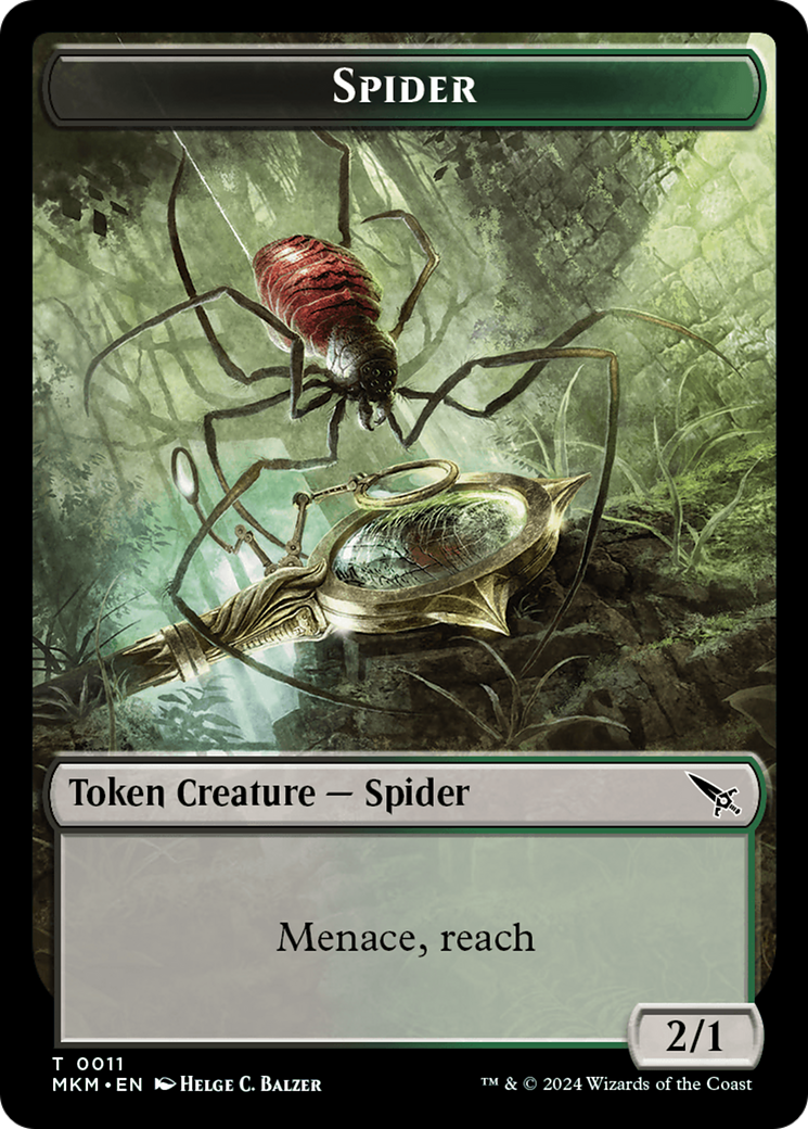 Spider Token [Murders at Karlov Manor Tokens] | Exor Games Truro