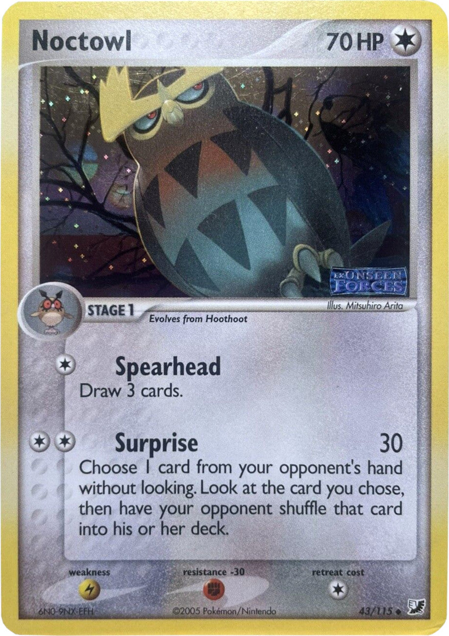 Noctowl (43/115) (Stamped) [EX: Unseen Forces] | Exor Games Truro