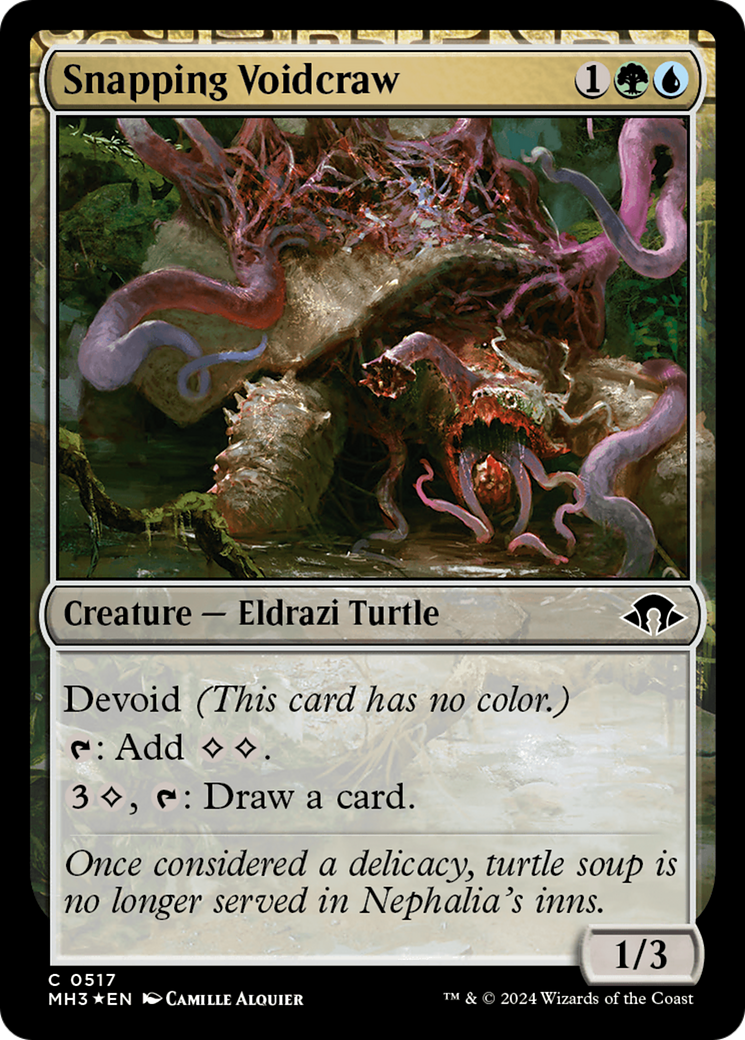 Snapping Voidcraw (Ripple Foil) [Modern Horizons 3] | Exor Games Truro