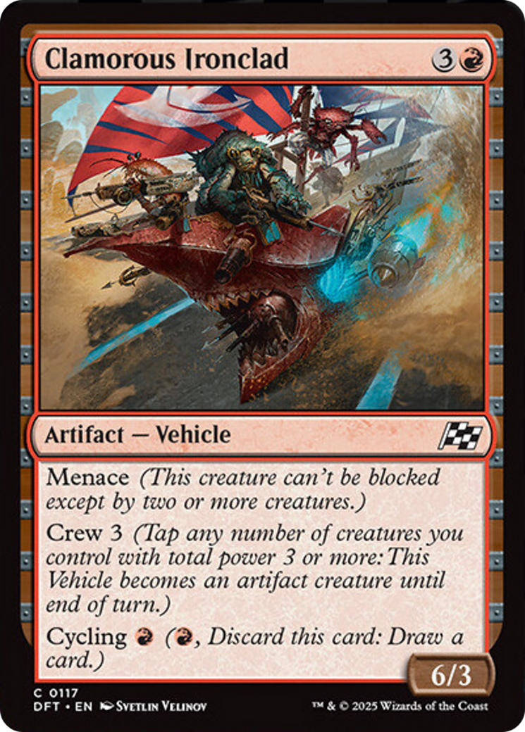 Clamorous Ironclad [Aetherdrift] | Exor Games Truro