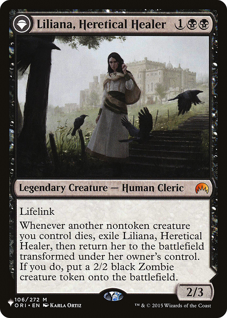 Liliana, Heretical Healer // Liliana, Defiant Necromancer [Secret Lair: From Cute to Brute] | Exor Games Truro