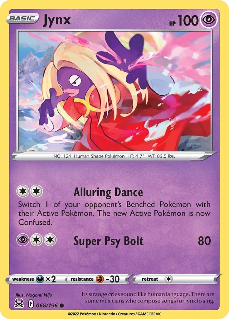 Jynx (068/196) [Sword & Shield: Lost Origin] | Exor Games Truro