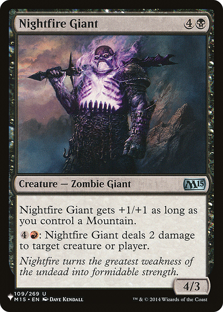 Nightfire Giant [The List] | Exor Games Truro