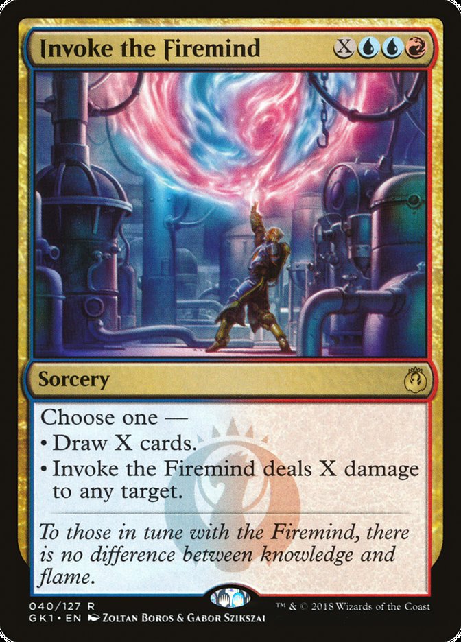 Invoke the Firemind [Guilds of Ravnica Guild Kit] | Exor Games Truro