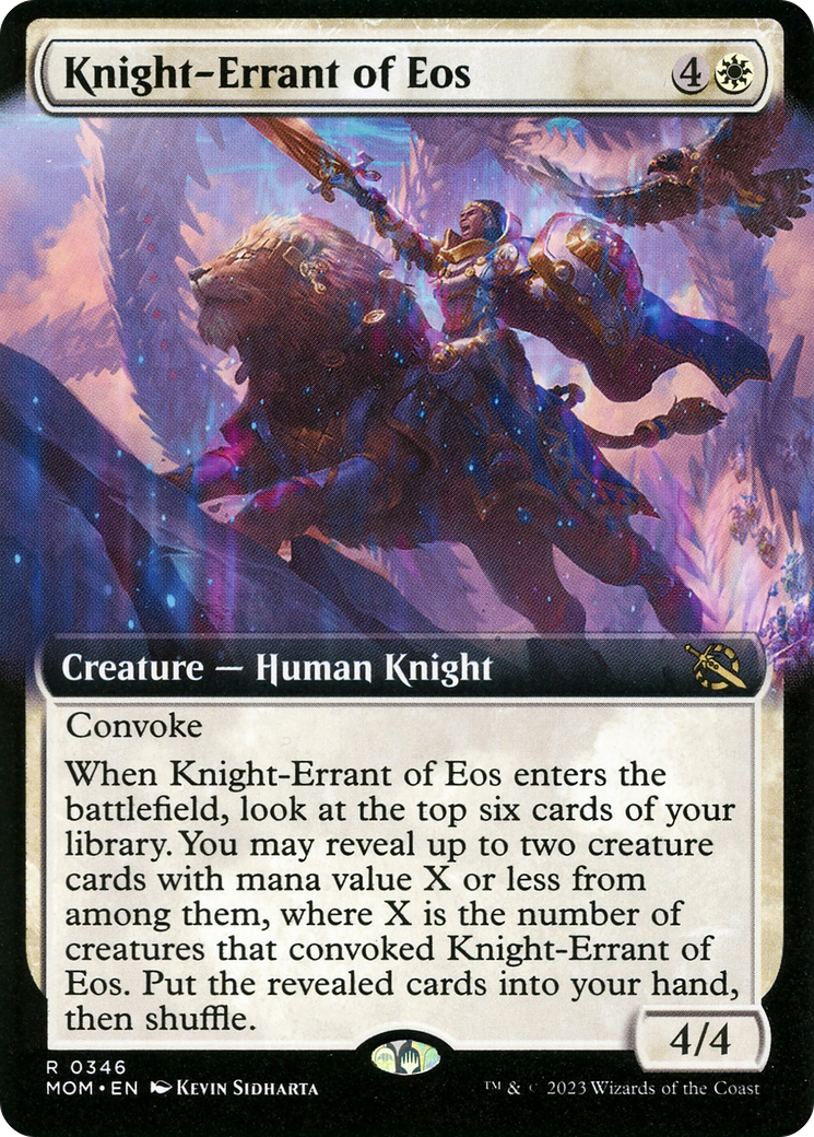 Knight-Errant of Eos (Extended Art) [March of the Machine] | Exor Games Truro