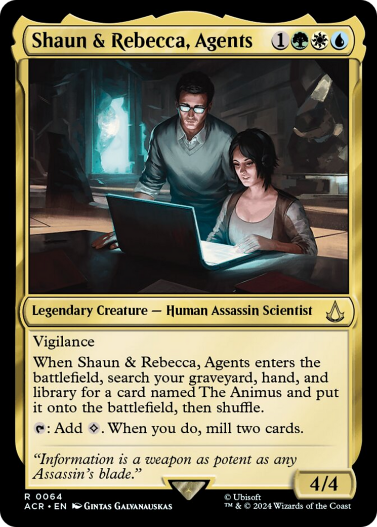 Shaun & Rebecca, Agents [Assassin's Creed] | Exor Games Truro