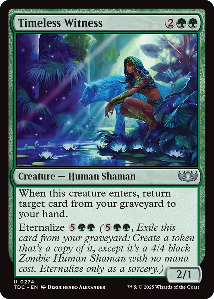 Timeless Witness [Tarkir: Dragonstorm Commander] | Exor Games Truro