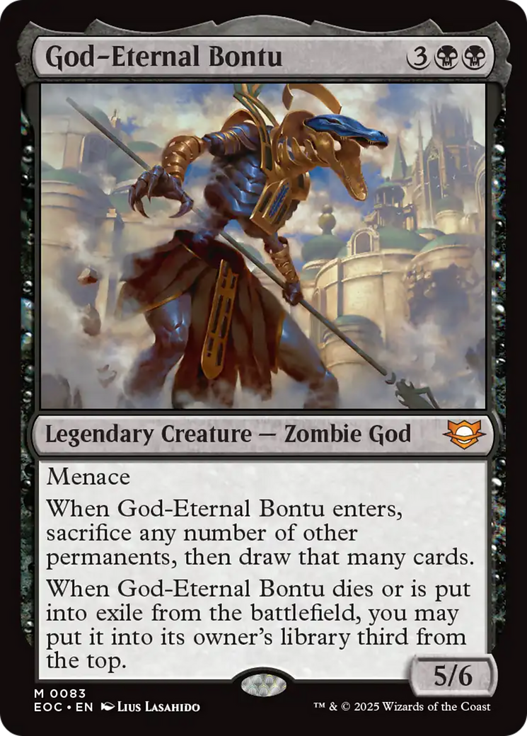 God-Eternal Bontu [Edge of Eternities Commander] | Exor Games Truro