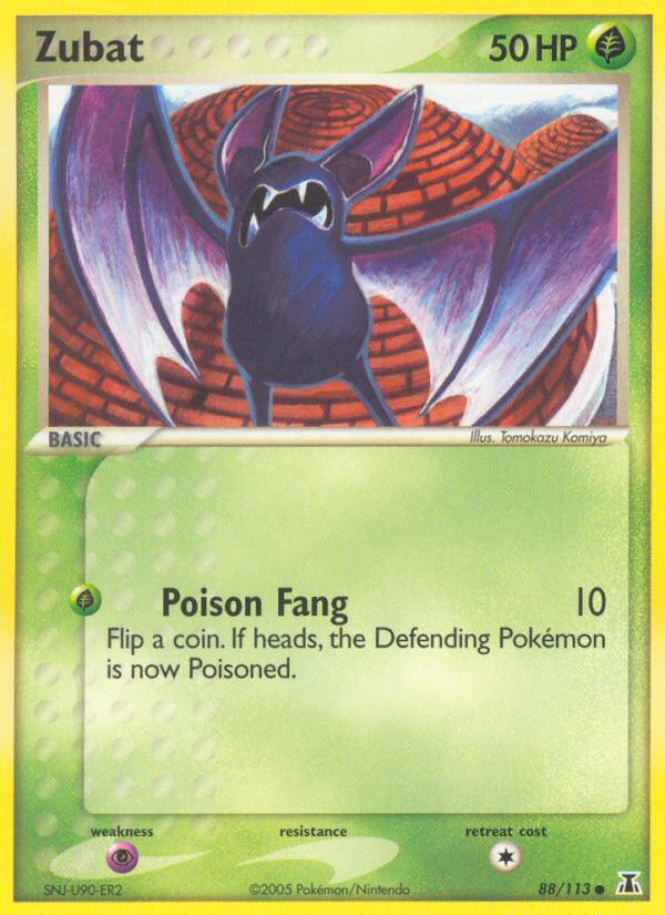 Zubat (88/113) [EX: Delta Species] | Exor Games Truro