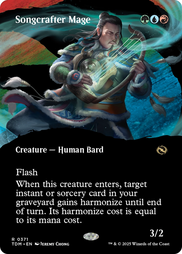 Songcrafter Mage (Borderless) [Tarkir: Dragonstorm] | Exor Games Truro