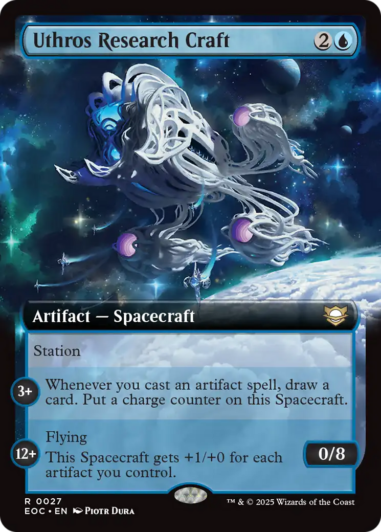 Uthros Research Craft (Extended Art) [Edge of Eternities Commander] | Exor Games Truro
