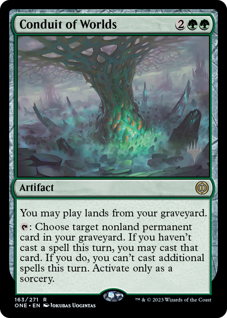 Conduit of Worlds (Promo Pack) [Phyrexia: All Will Be One Promos] | Exor Games Truro