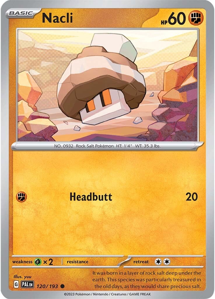 Nacli (120/193) [Scarlet & Violet: Paldea Evolved] | Exor Games Truro