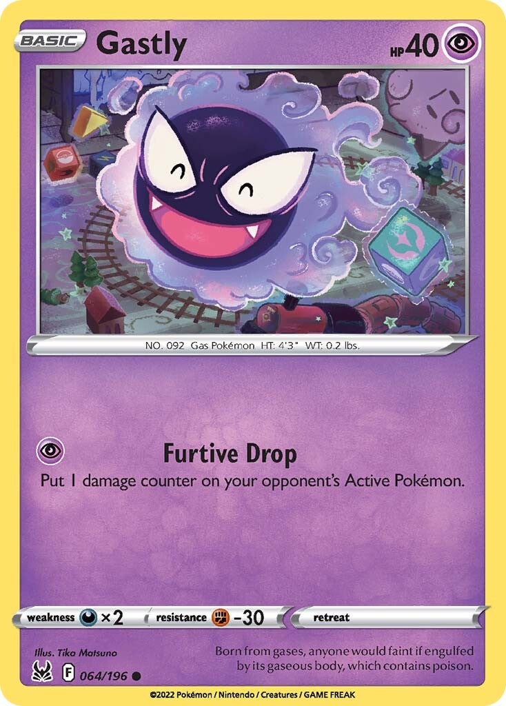 Gastly (064/196) [Sword & Shield: Lost Origin] | Exor Games Truro