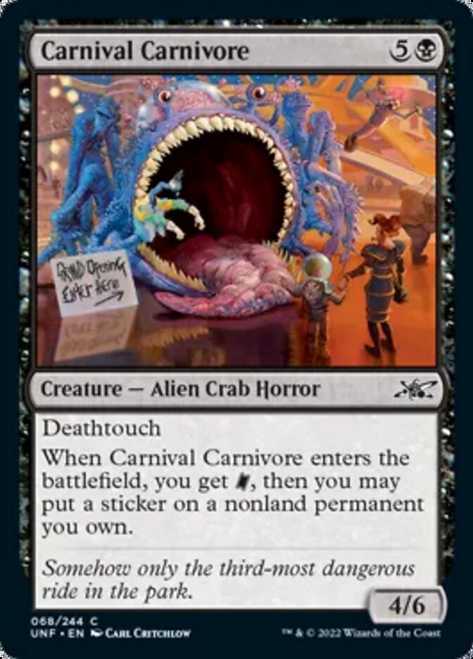 Carnival Carnivore [Unfinity] | Exor Games Truro