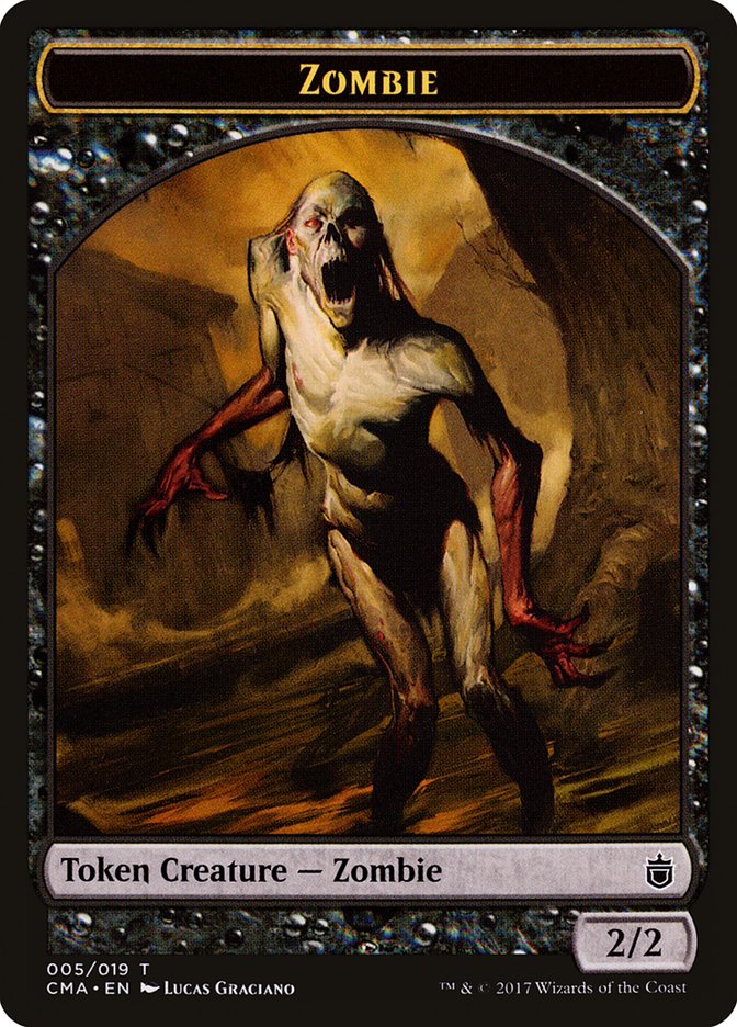 Zombie Token [Commander Anthology Tokens] | Exor Games Truro