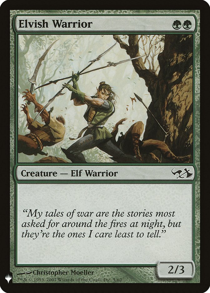 Elvish Warrior [Mystery Booster] | Exor Games Truro