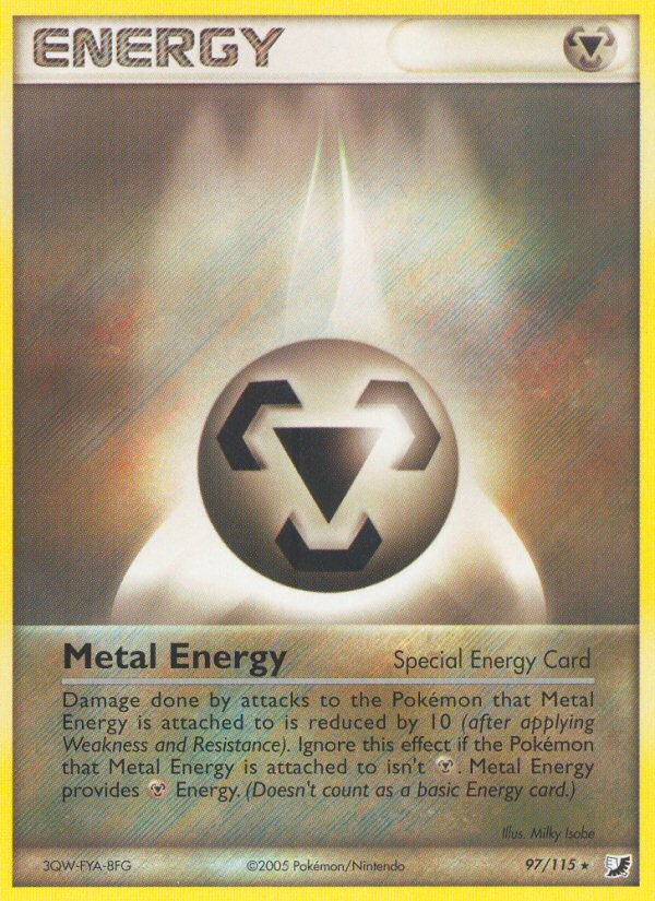 Metal Energy (97/115) [EX: Unseen Forces] | Exor Games Truro