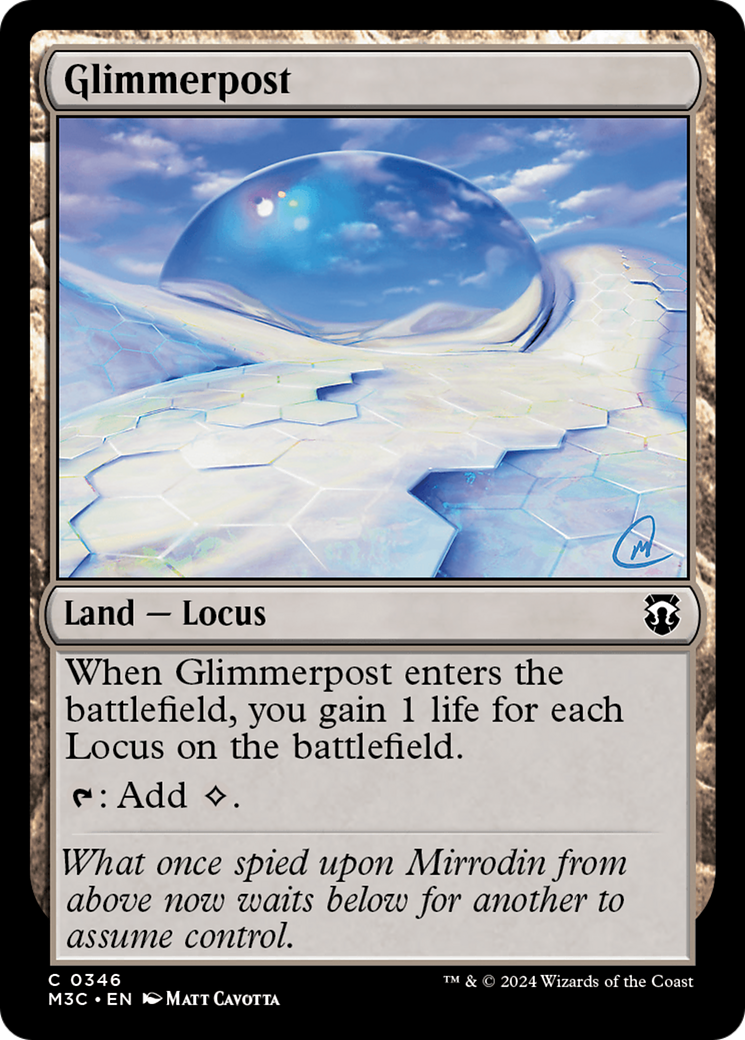 Glimmerpost (Ripple Foil) [Modern Horizons 3 Commander] | Exor Games Truro