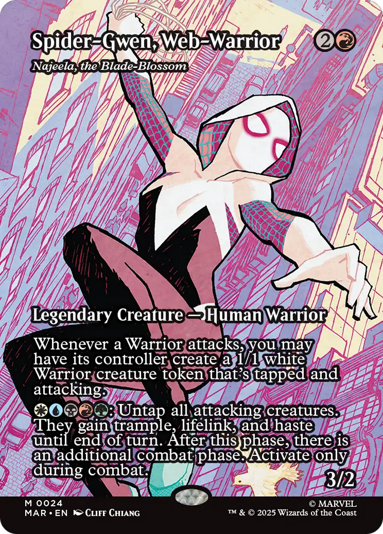 Spider-Gwen, Web-Warrior - Najeela, the Blade-Blossom [Marvel's Spider-Man: Eternal-Legal] | Exor Games Truro
