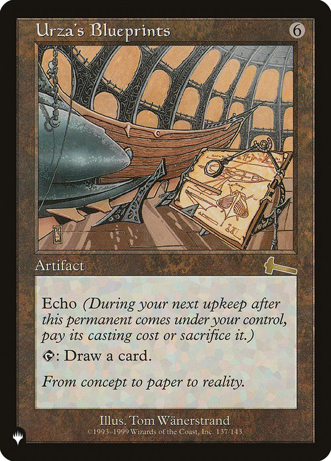 Urza's Blueprints [The List] | Exor Games Truro