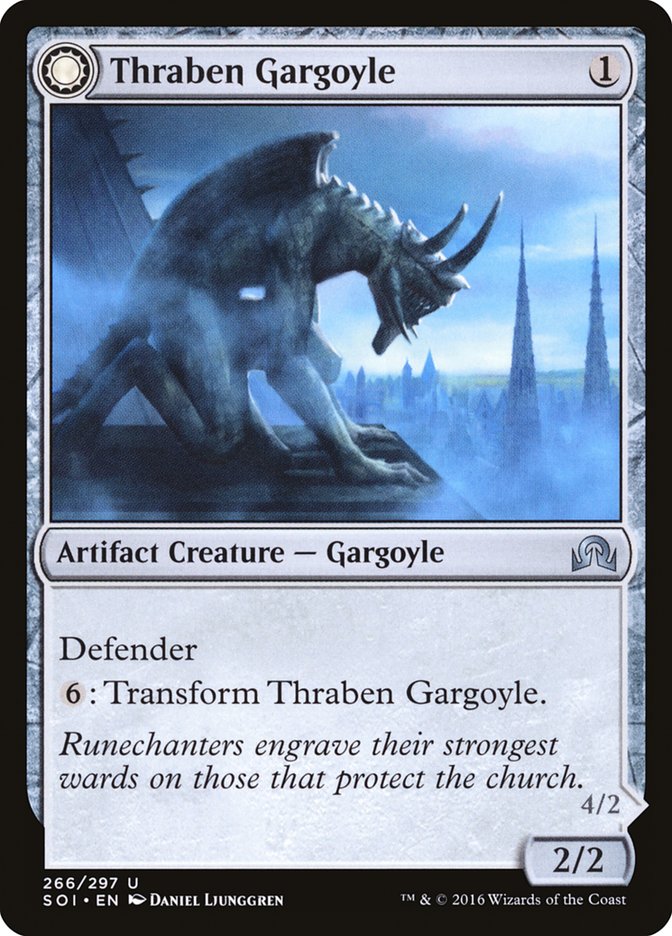 Thraben Gargoyle // Stonewing Antagonizer [Shadows over Innistrad] | Exor Games Truro