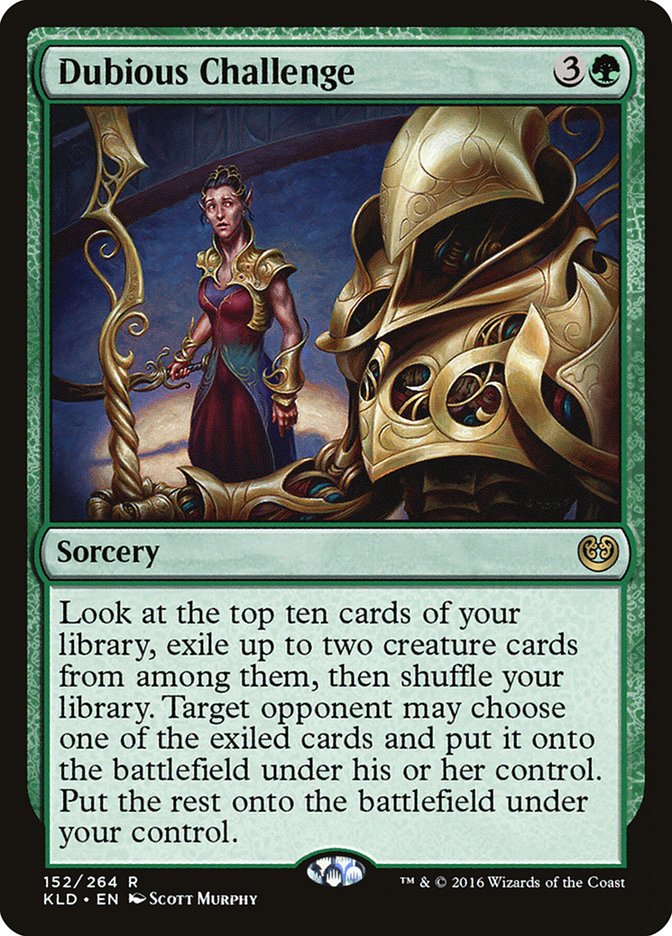 Dubious Challenge [Kaladesh] | Exor Games Truro