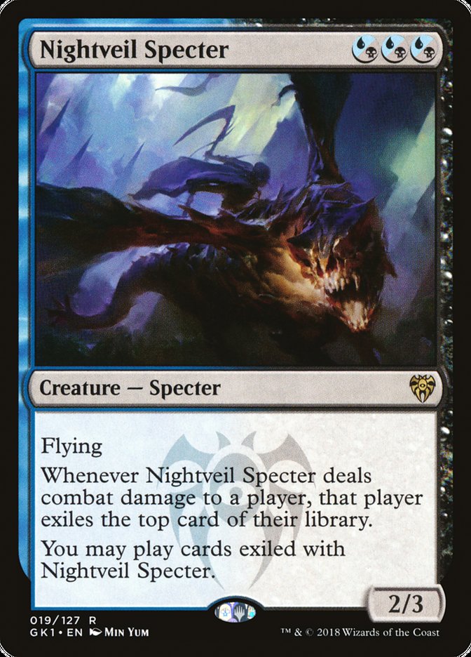 Nightveil Specter [Guilds of Ravnica Guild Kit] | Exor Games Truro