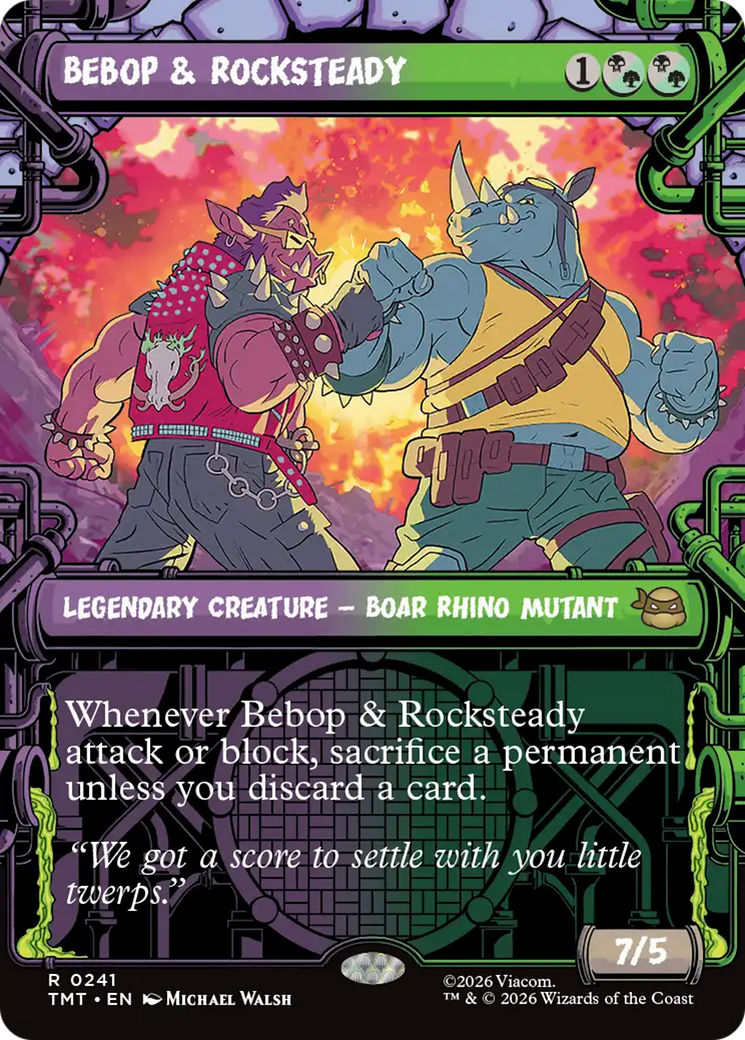 Bebop & Rocksteady (Showcase) [Teenage Mutant Ninja Turtles] | Exor Games Truro