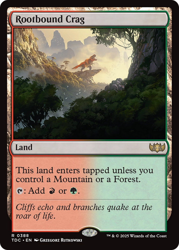 Rootbound Crag [Tarkir: Dragonstorm Commander] | Exor Games Truro