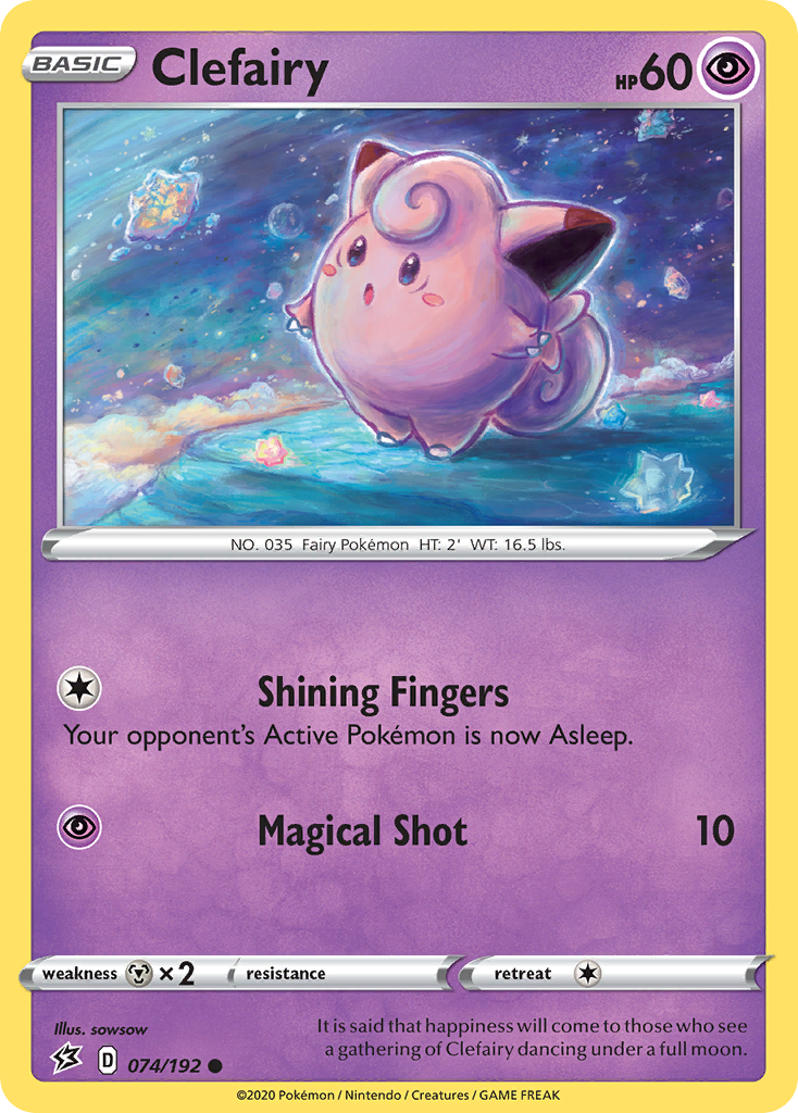 Clefairy (074/192) [Sword & Shield: Rebel Clash] | Exor Games Truro