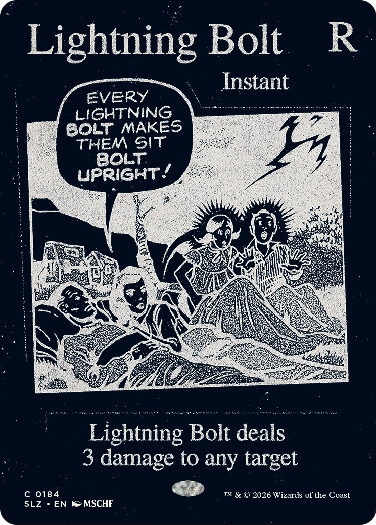 Lightning Bolt (0184) [Secret Lair x MSCHF: The Zeta Set] | Exor Games Truro