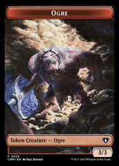 Eldrazi Spawn // Ogre Double-Sided Token [Commander Masters Tokens] | Exor Games Truro