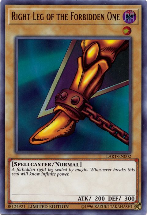Right Leg of the Forbidden One [LART-EN002] Ultra Rare | Exor Games Truro
