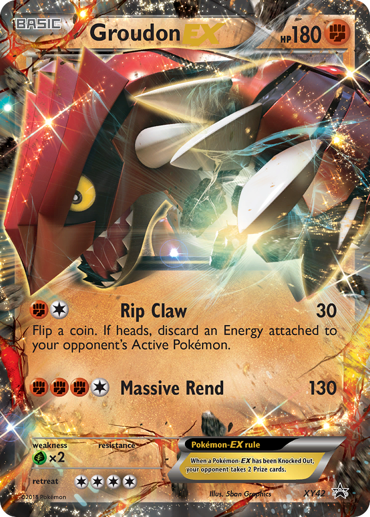 Groudon EX (XY42) [XY: Black Star Promos] | Exor Games Truro