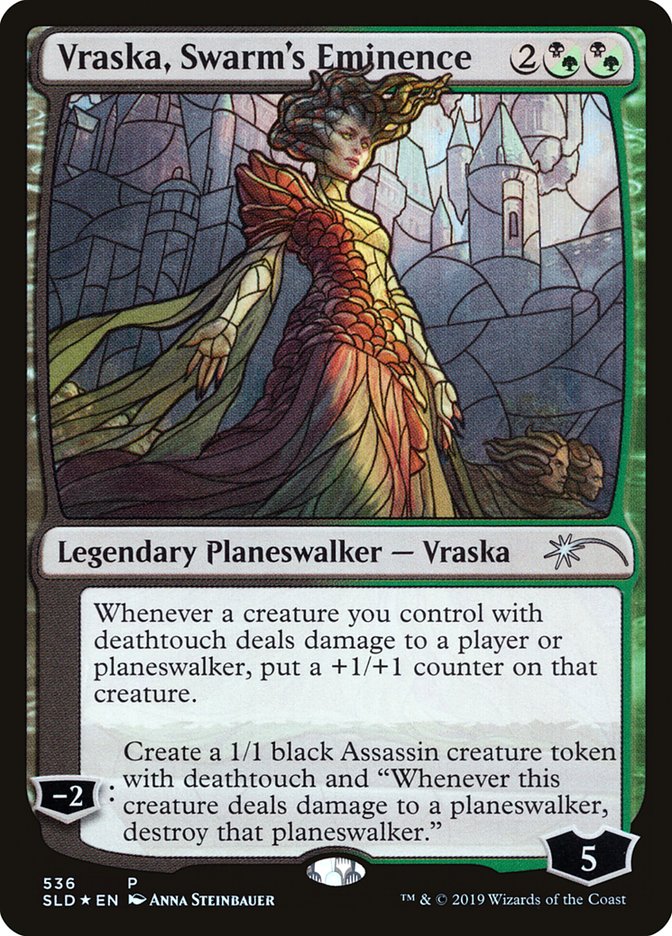 Vraska, Swarm's Eminence (Stained Glass) [Secret Lair Drop Promos] | Exor Games Truro