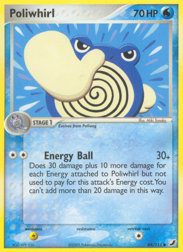 Poliwhirl (68/115) [EX: Unseen Forces] | Exor Games Truro