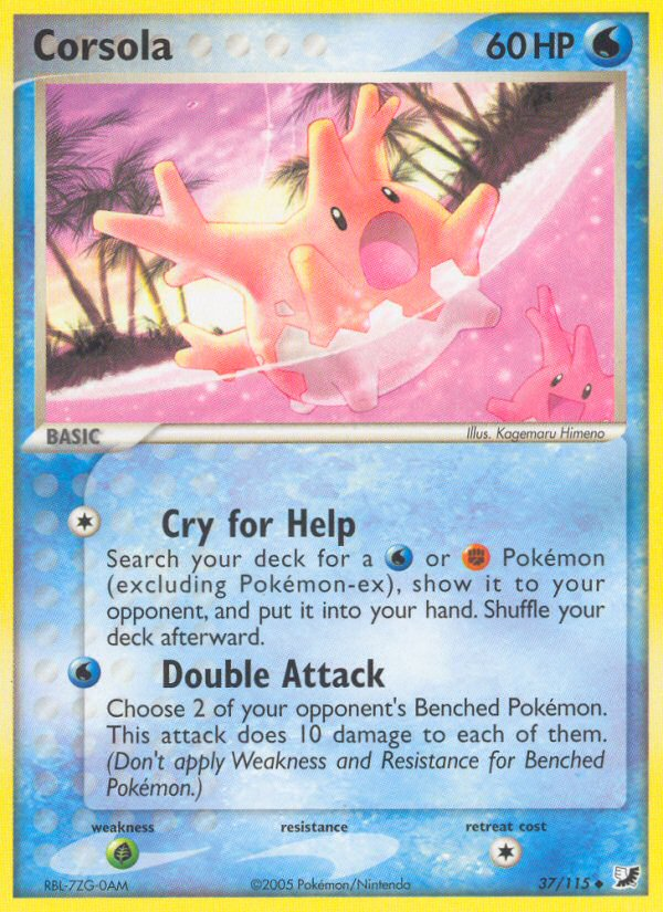 Corsola (37/115) [EX: Unseen Forces] | Exor Games Truro