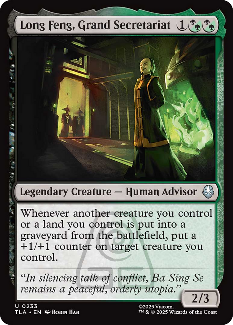 Long Feng, Grand Secretariat [Avatar: The Last Airbender] | Exor Games Truro