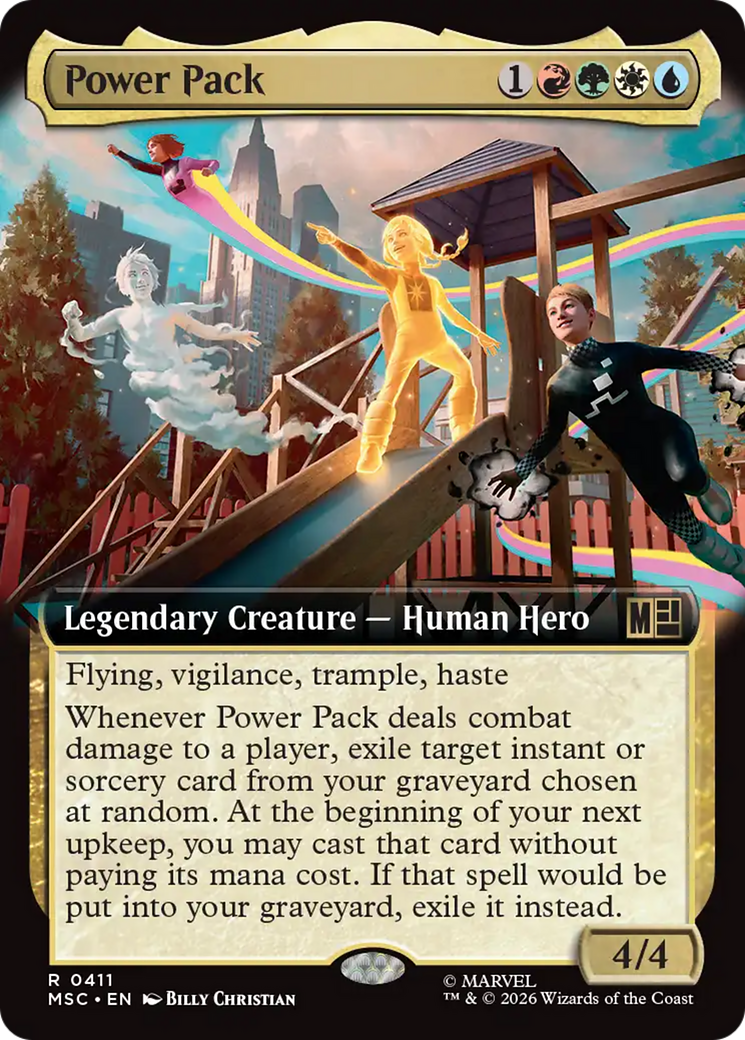 Power Pack (Extended Art) [Marvel Super Heroes Commander] | Exor Games Truro